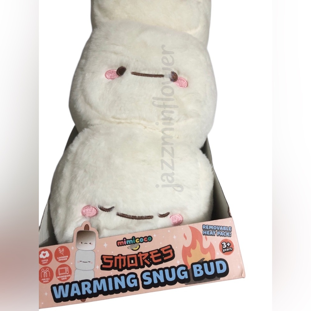 Smores stacked marshmallows warming snug bug with removable heat pack new